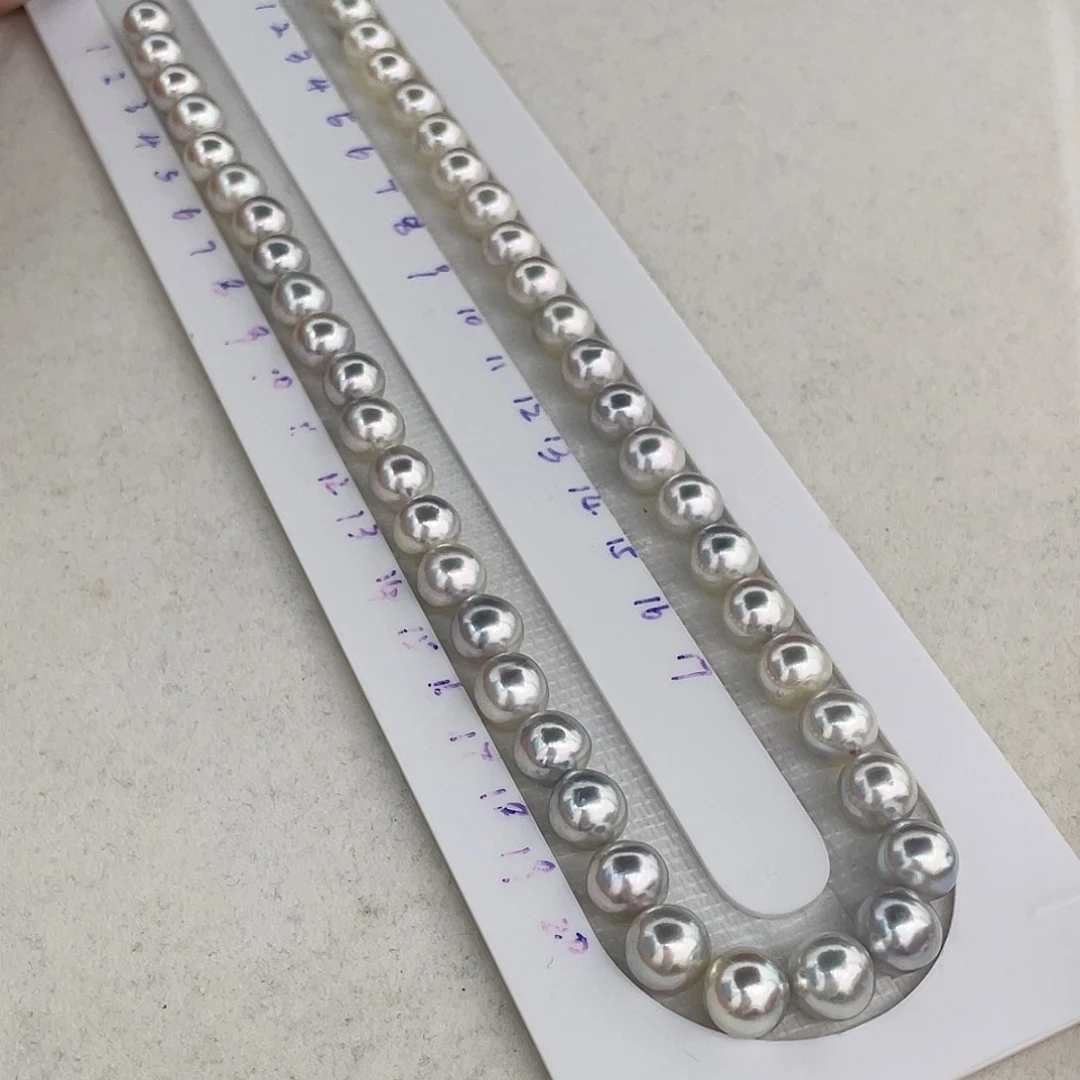 定制海水珍珠未镶嵌裸珠ak8-9mm