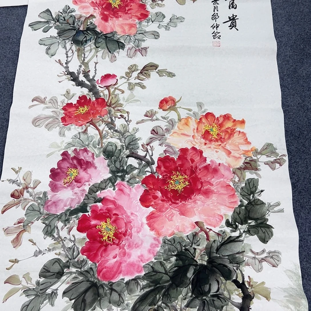 国画宣纸纯手绘作品
