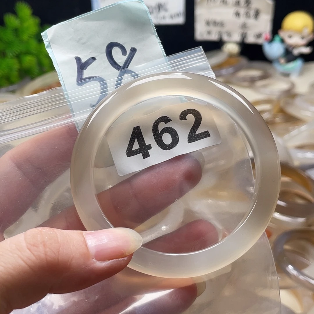 玛瑙/玉髓未镶嵌手镯（圆镯）