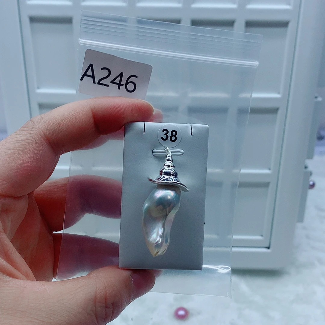 淡水珍珠合金吊坠(不含链)
