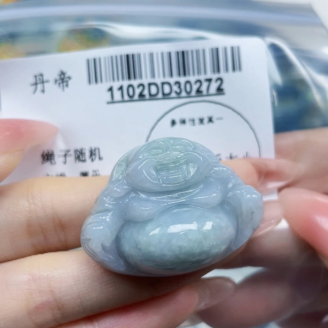 吊坠(不含链)足铂镶嵌翡翠