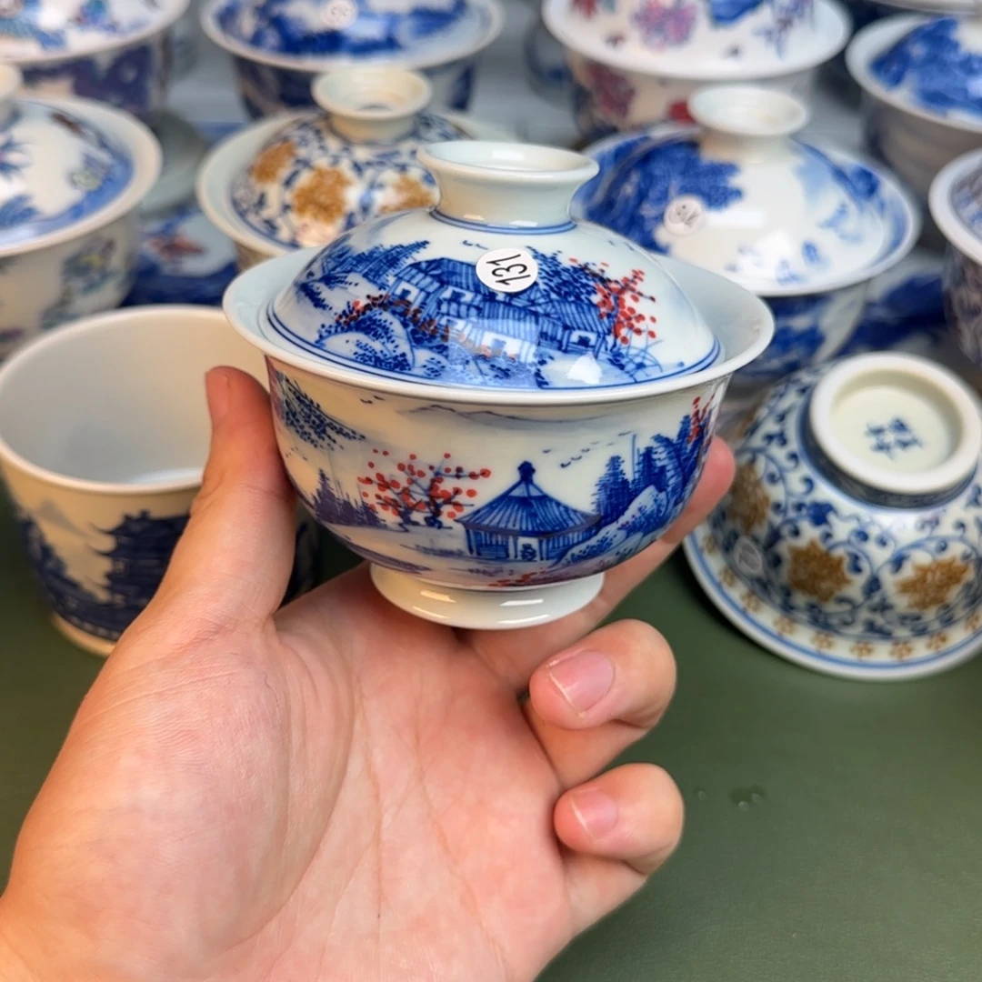 彦祖纯手工手绘茶具131