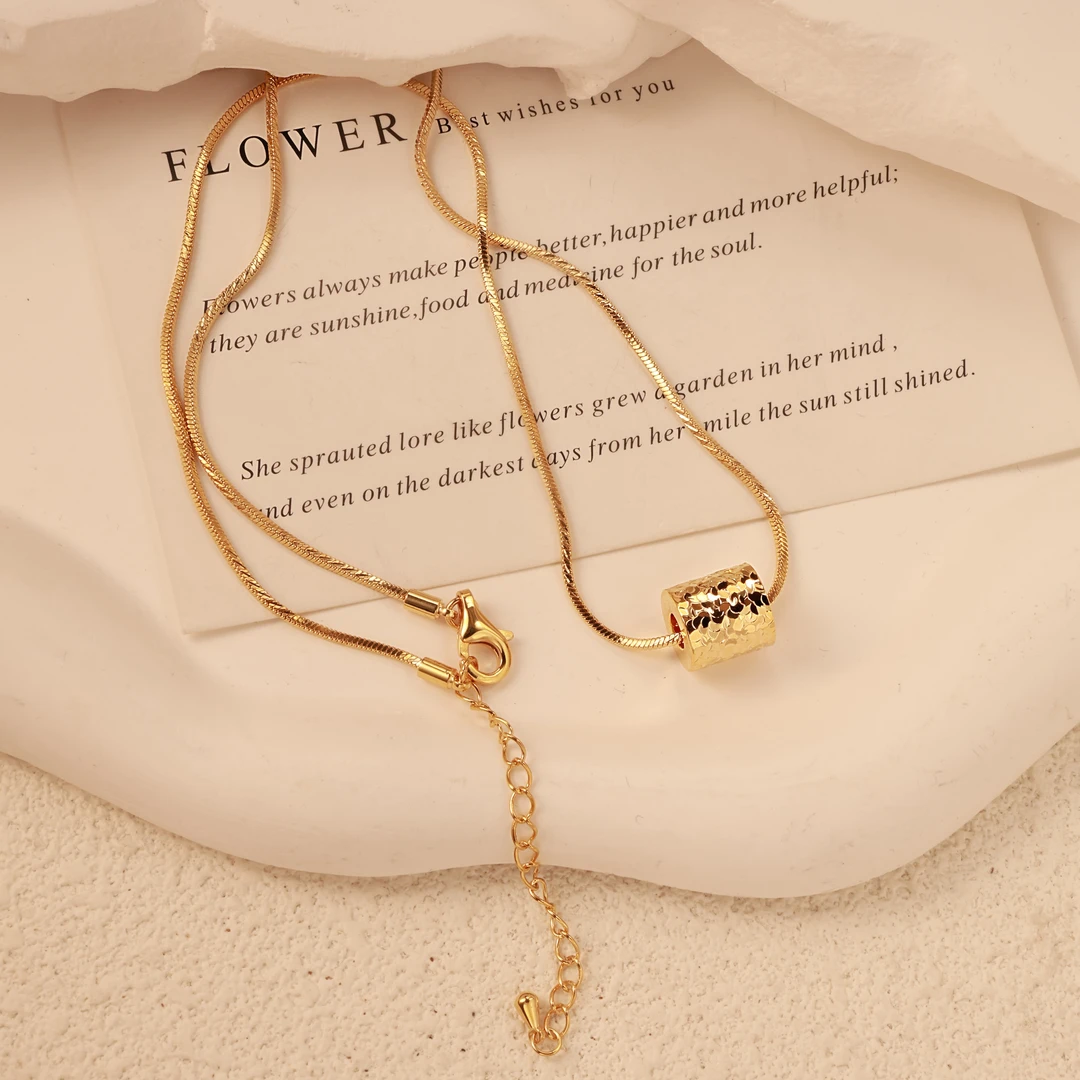 铜合金项链 铜合金晨曦项链Y329日常时尚小众