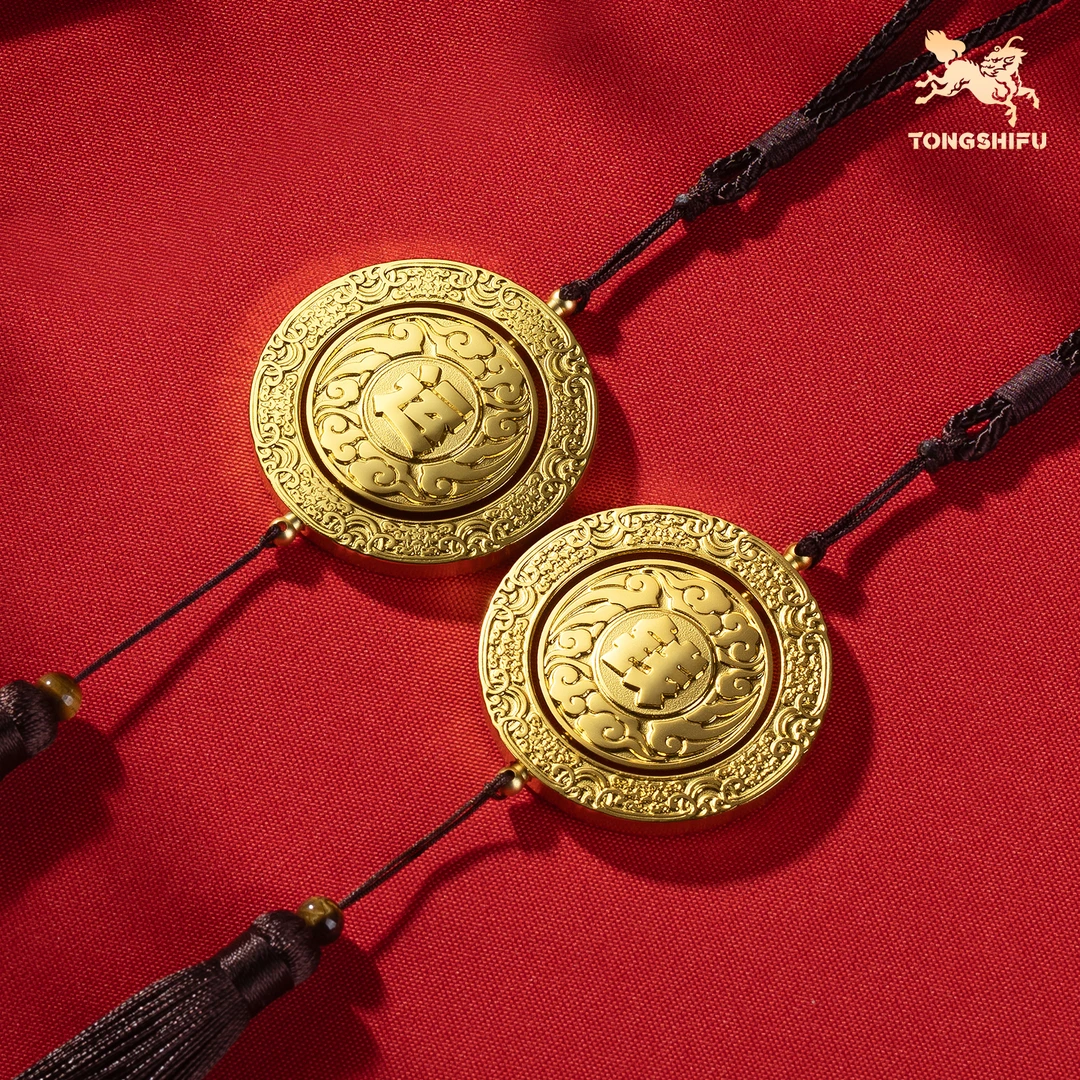 铜师傅《赚大钱》《转大运》创意铜挂件解压手把件 送朋友闺蜜礼物