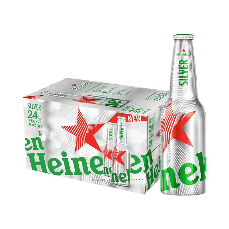 Heineken/喜力星银330ml*24铝瓶瓶装全麦啤