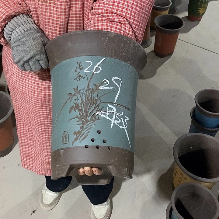 紫砂花盆紫砂花盆