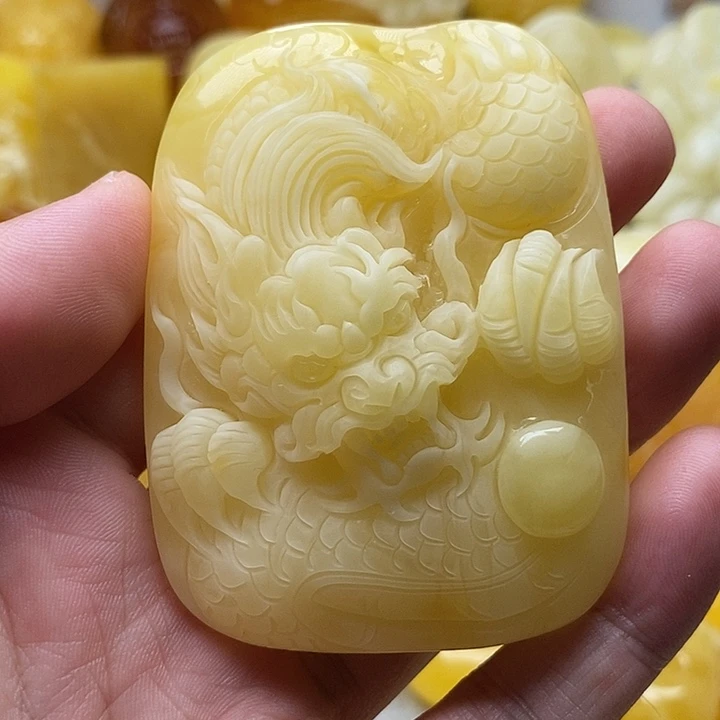 琥珀颈饰未镶嵌琥珀蜜蜡吊坠