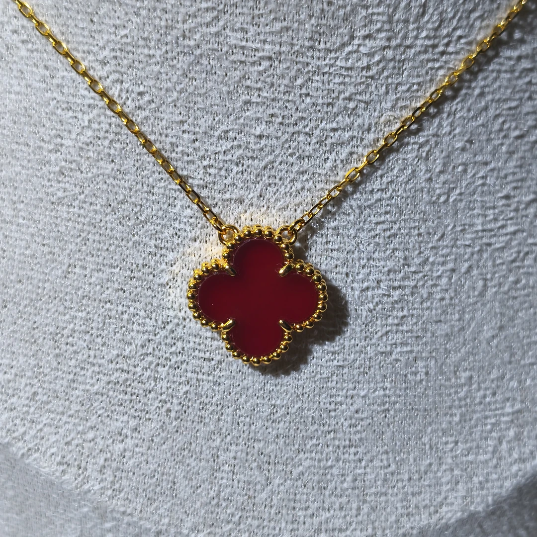 18k金 红玛瑙15mm套链