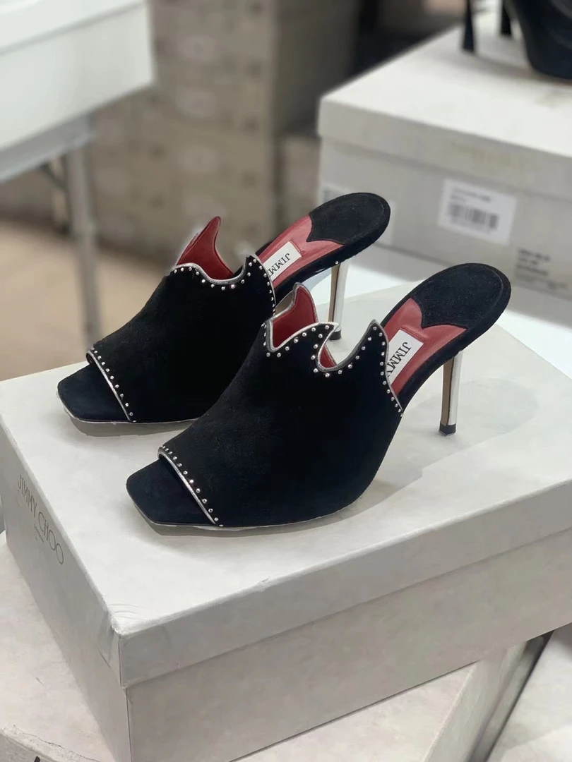 全新未使用/Jimmy Choo女士火焰异形穆勒鞋JCGS00022