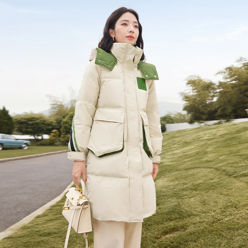 【直播专享】Y3121973羽绒服 香影羽绒服女中长款2024年冬季新款时