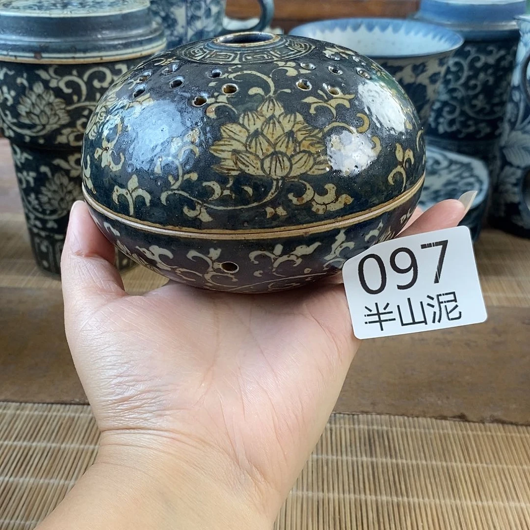 手工手绘青花高温陶瓷