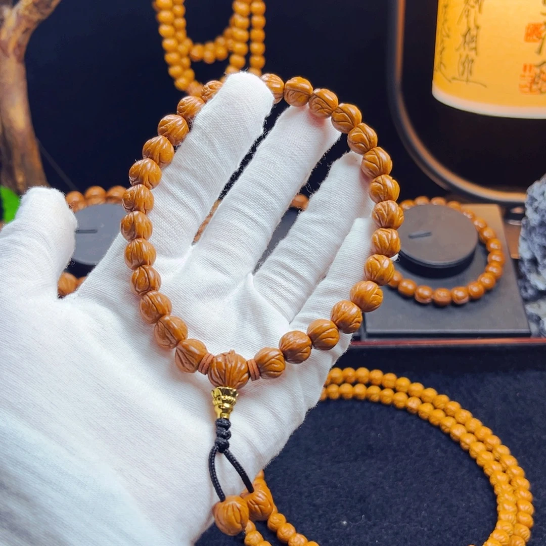 @***楚桃核吊坠野生桃核