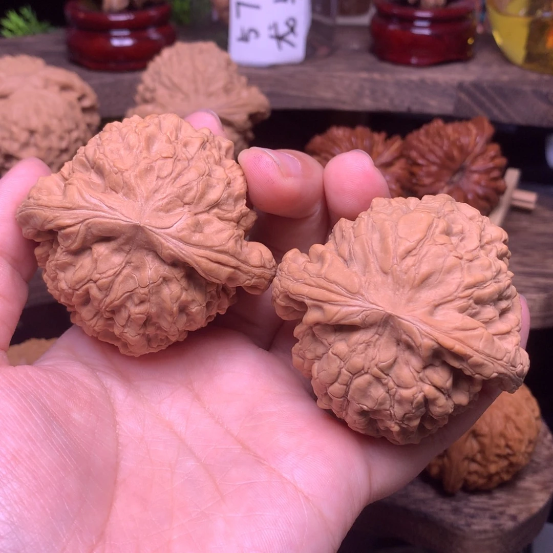 霖***爷文玩核桃吊坠55龙鼎全品