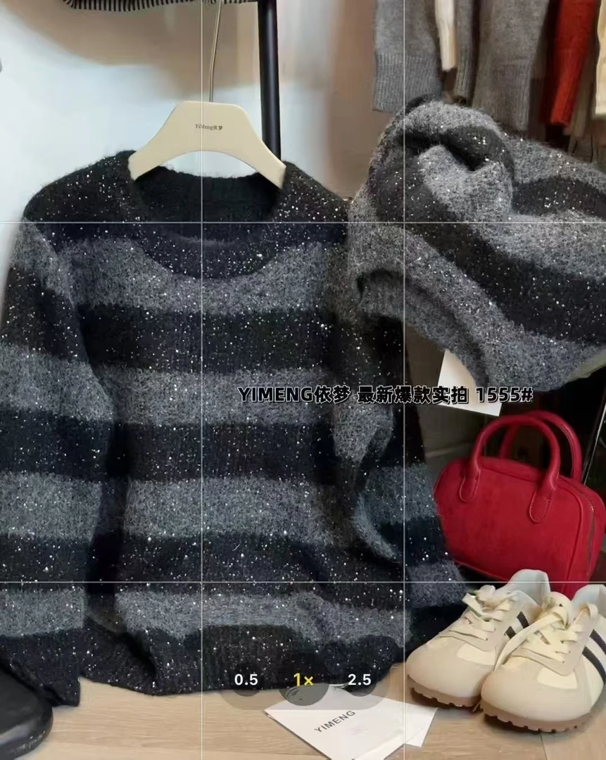 ZEMALA·新款条纹韩系甜美毛衣