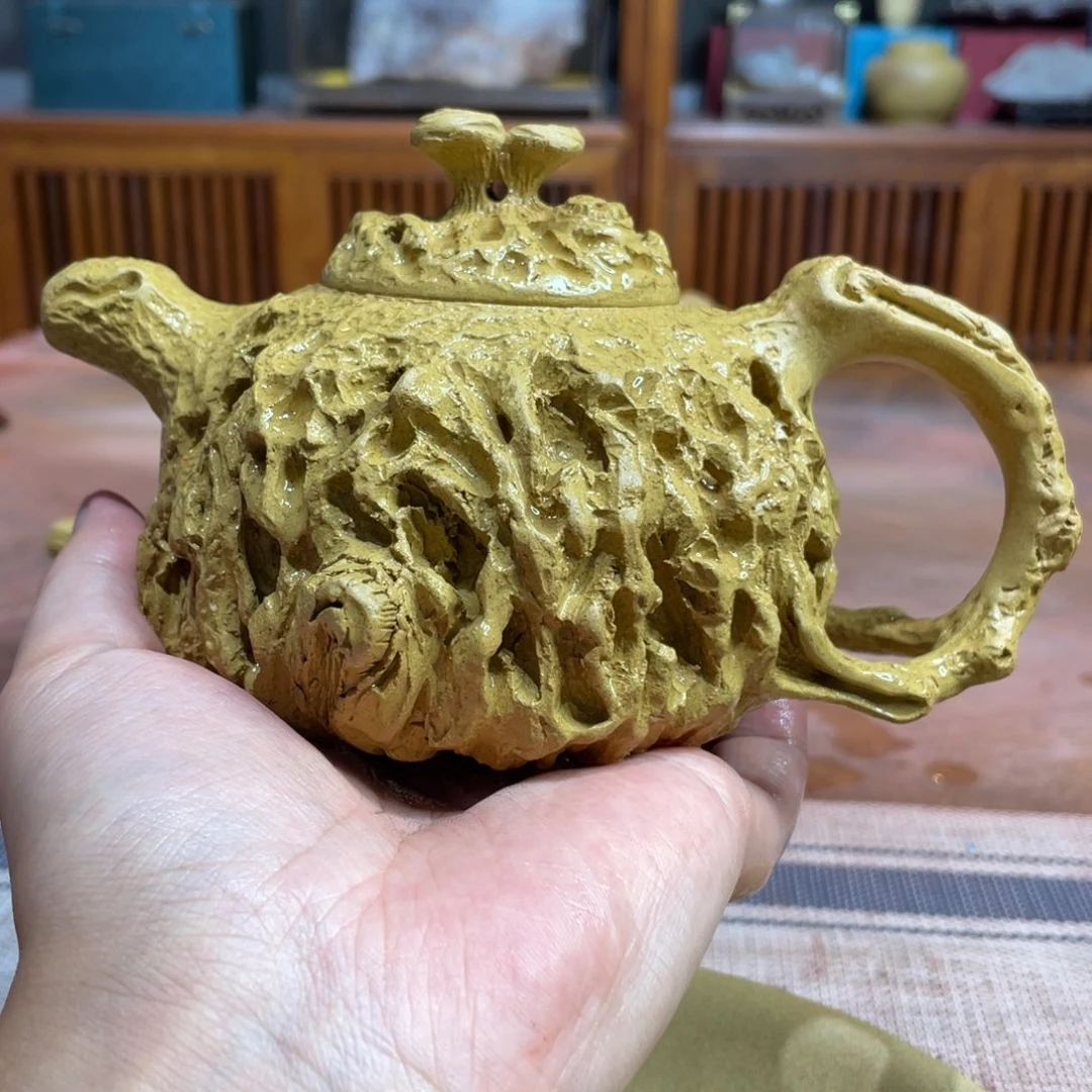 钢***镚茶壶紫砂宜兴紫砂原矿紫砂壶