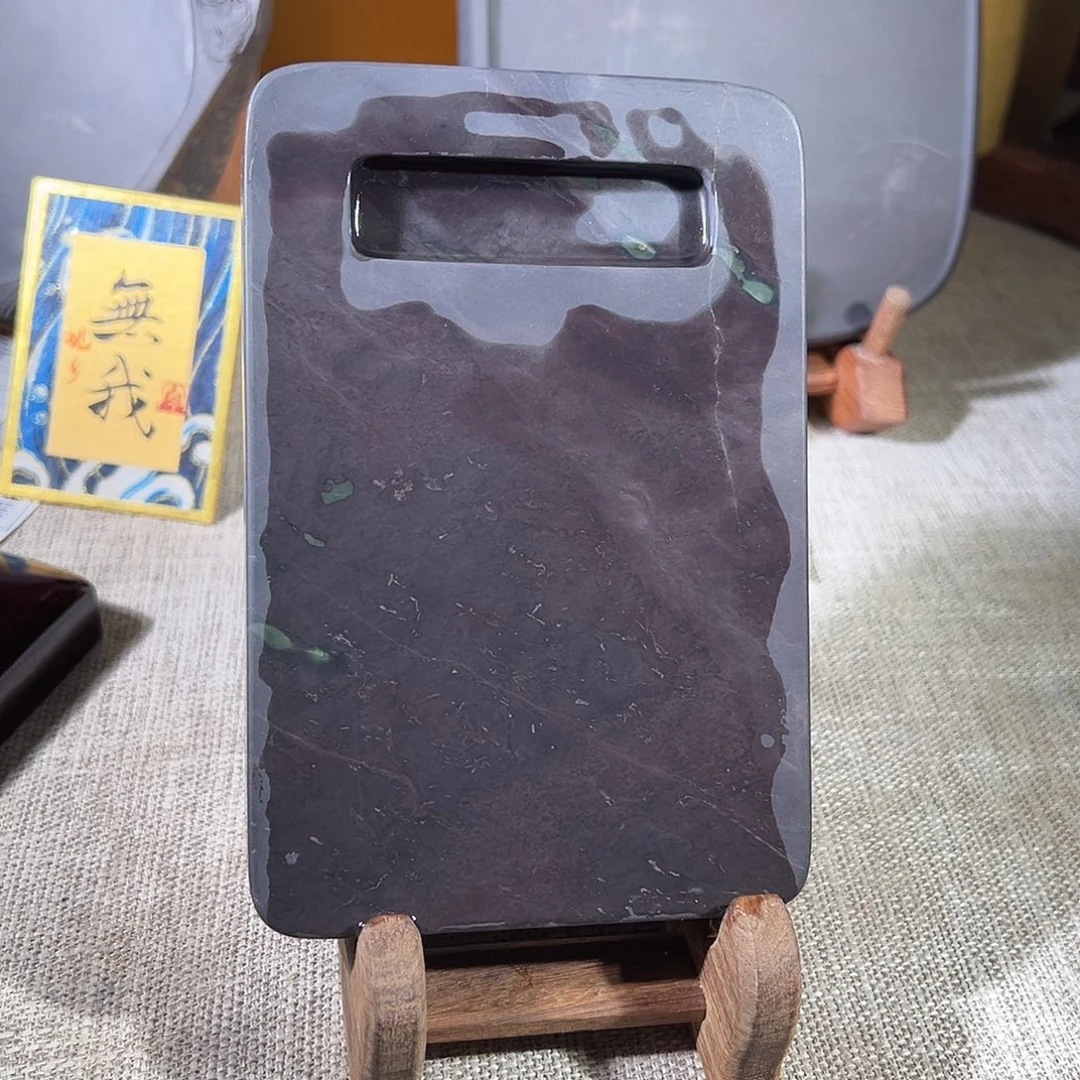 a***o麻子坑青花手工端砚