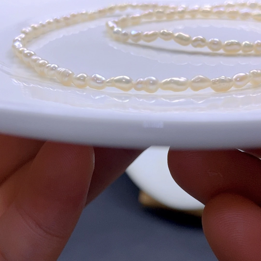 淡水珍珠合金颈饰