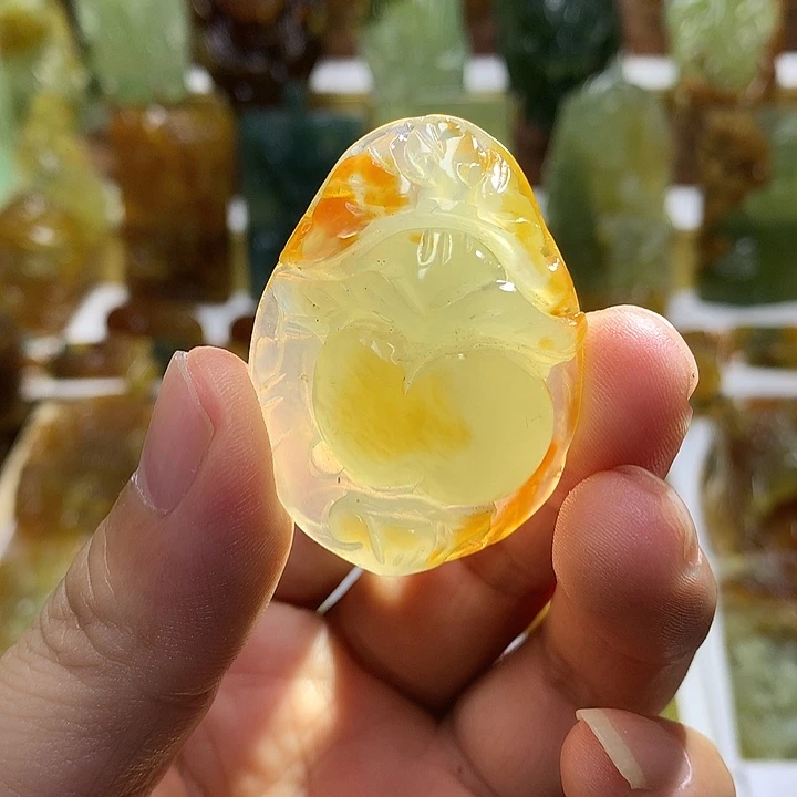 蛇纹石玉未镶嵌珠宝半成品