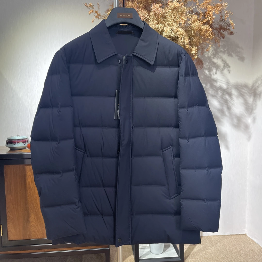 男士中厚休闲款翻领羽绒服0204