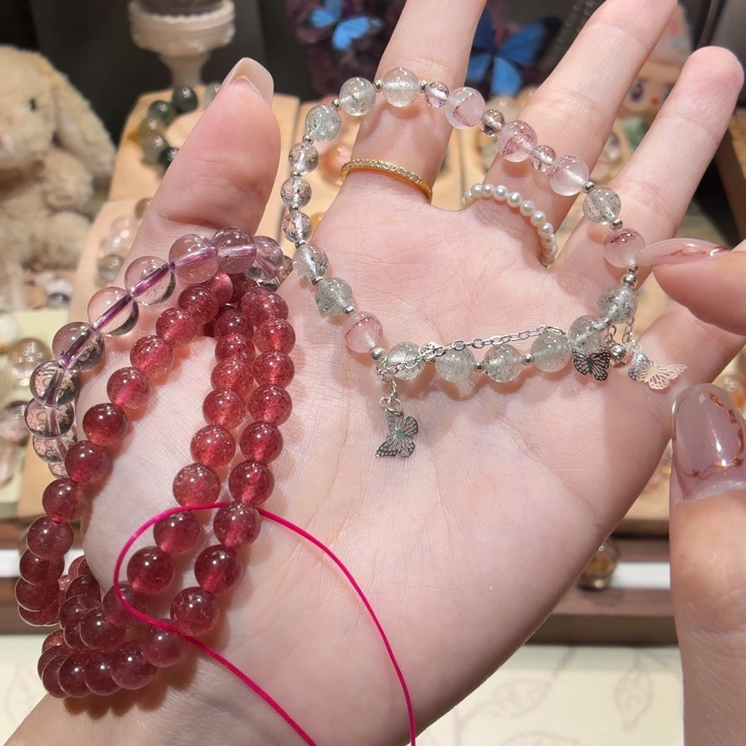 水晶银S925镶嵌手链