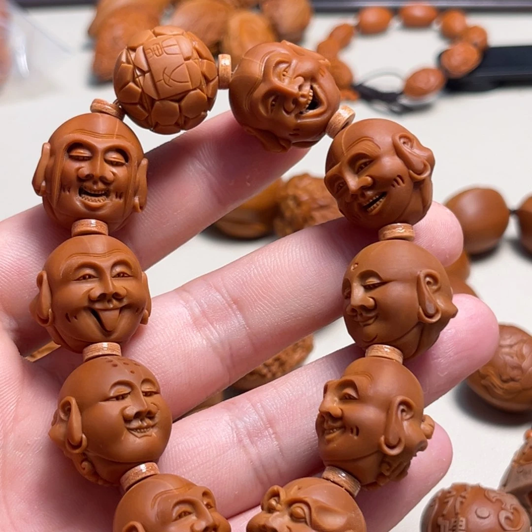 橄榄核吊坠鲁****十八罗汉
