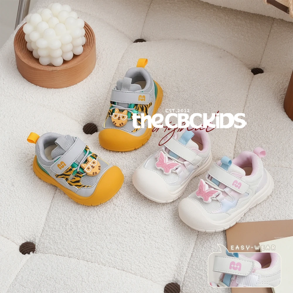 『CharmStrap』童趣女童春夏双网卡通魔术贴学步鞋 251076