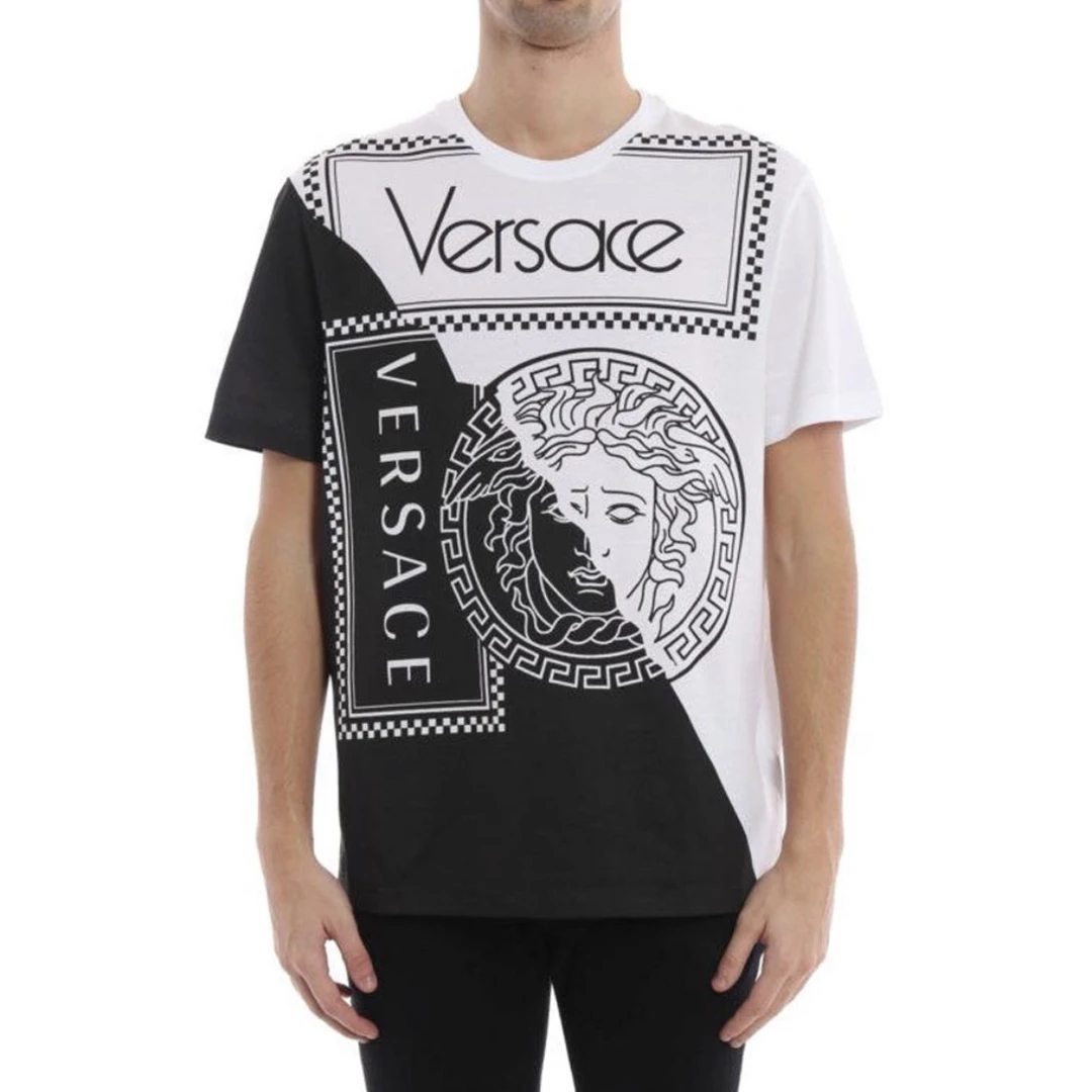 99新 Givenchy/纪梵希 8605/VERSACE圆领短袖T恤/L码/95新/微瑕