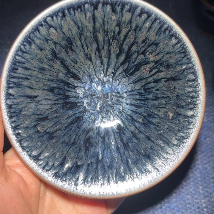 茶盏建盏高端主人杯百花