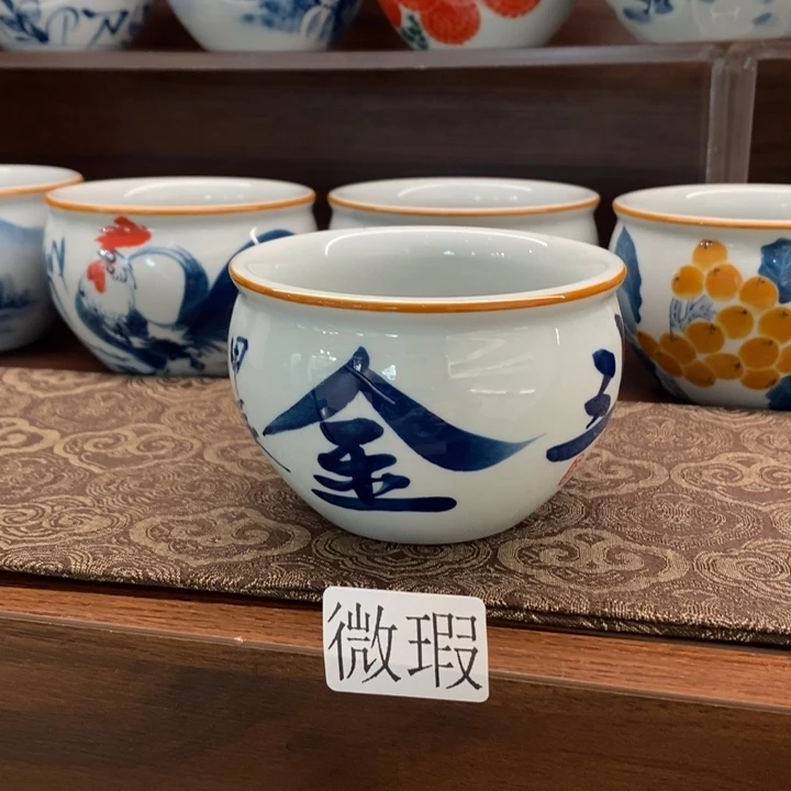 釉下老陶泥手工绘制