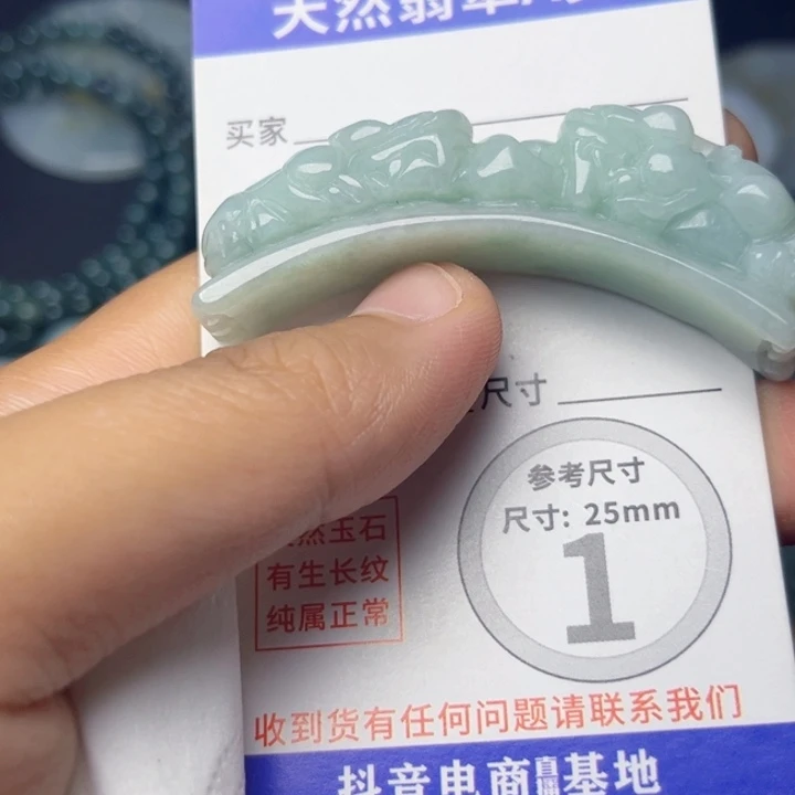 翡翠未镶嵌颈饰挂件