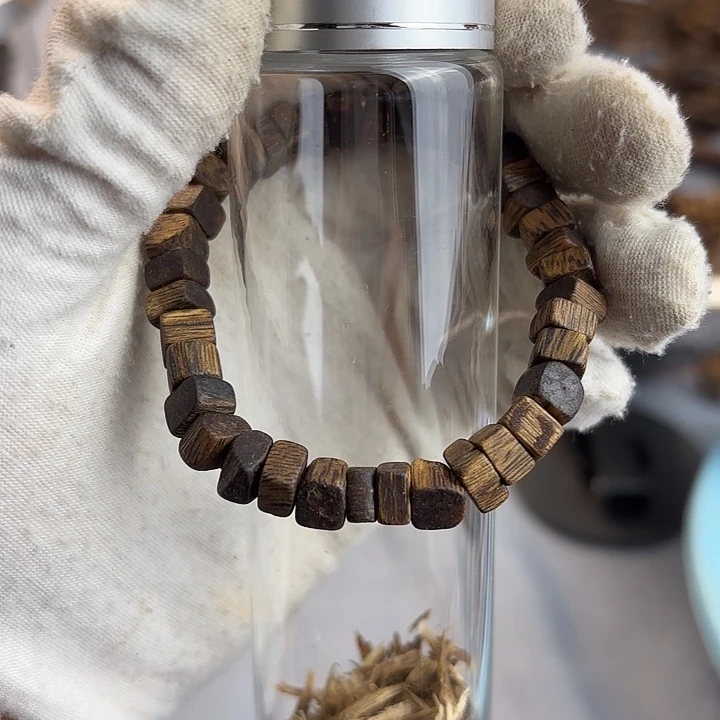 沉香碎屑沉香奇楠沉香方糖珠单圈多样性发一