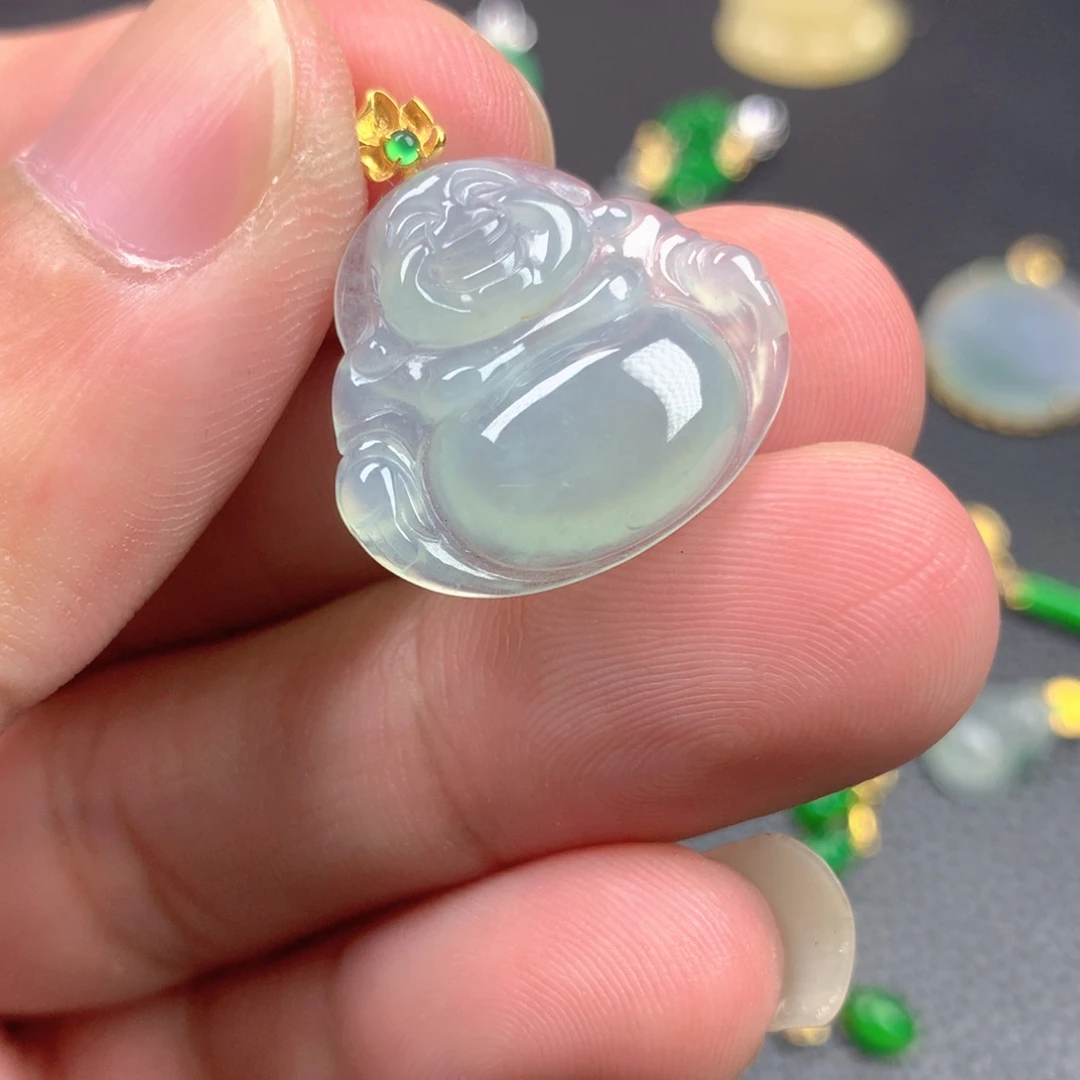 【闪购商品】翡翠18K金镶嵌颈饰翡翠