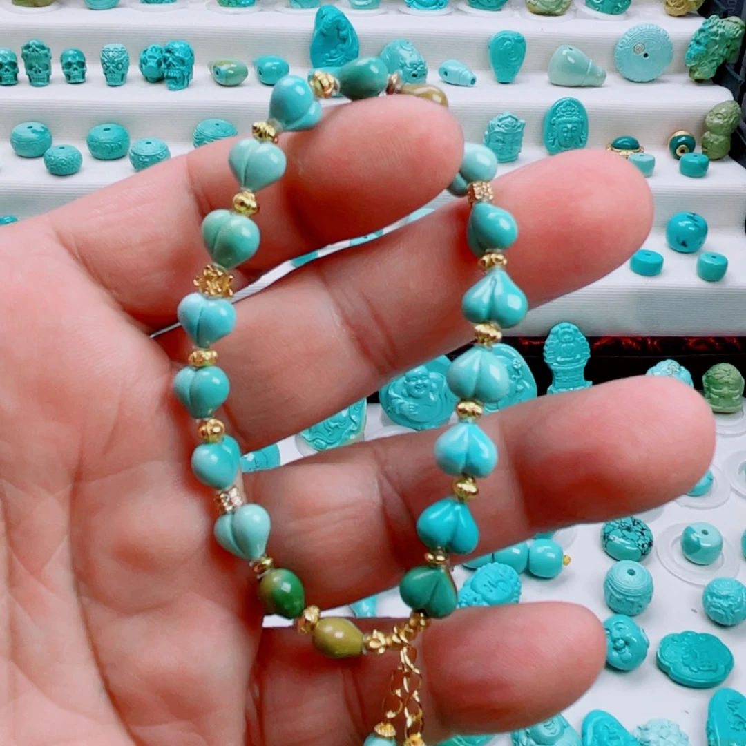 绿松石未镶嵌吊坠(不含链)