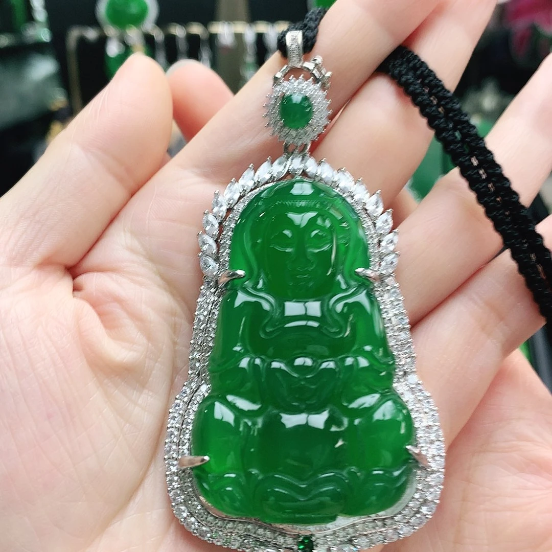 玛瑙/玉髓未镶嵌吊坠