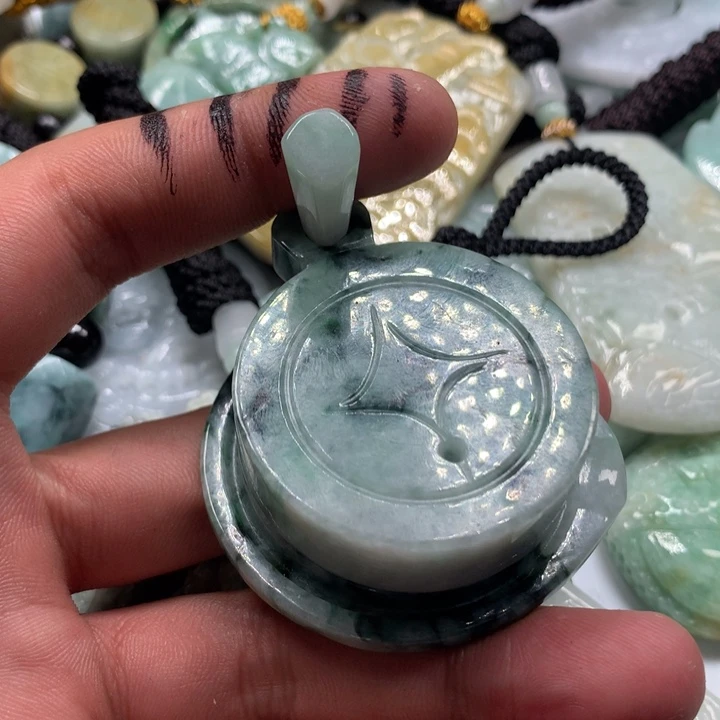 颈饰未镶嵌翡翠保真天然a货翡翠