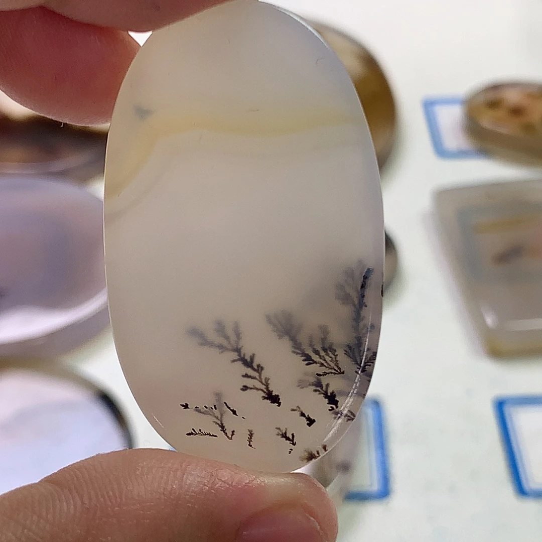 未镶嵌玛瑙/玉髓珠宝半成品