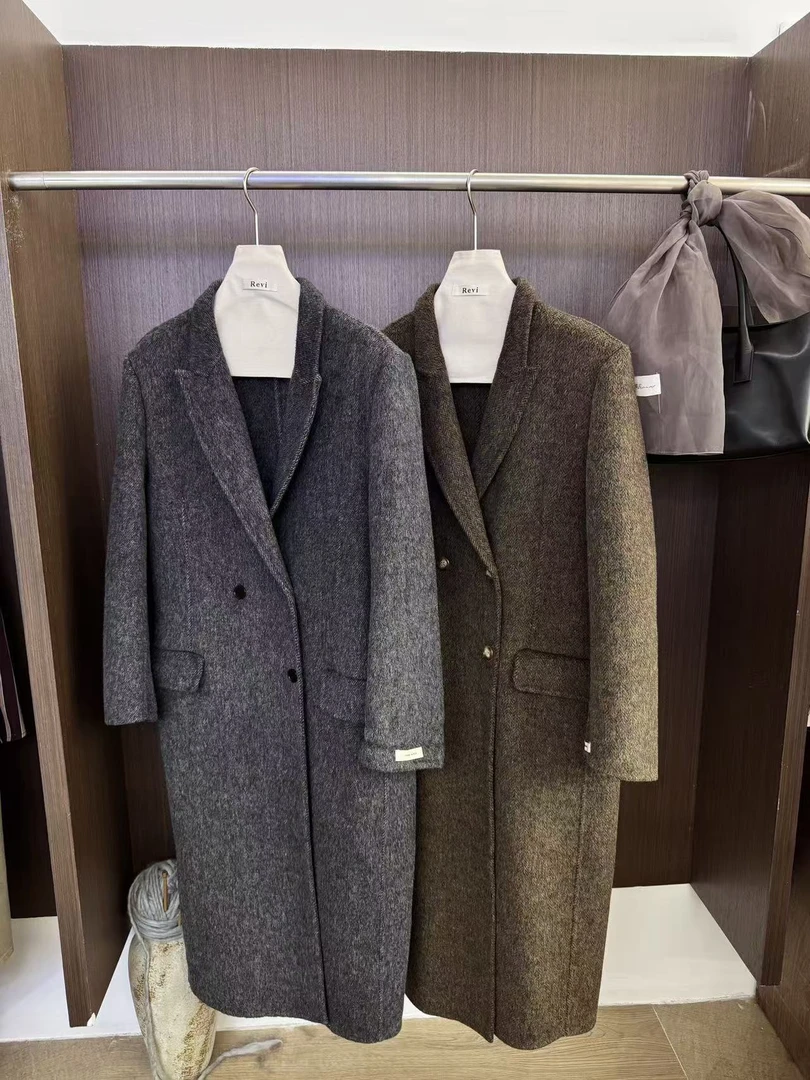 鑫燃KIKI  时尚休闲百搭长款羊毛大衣  R711274  RC