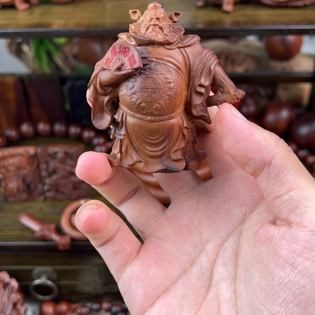 枣木雷击枣木钟馗手把件