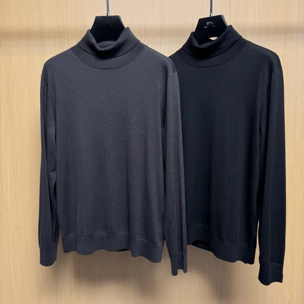 【爵派尔】XL030高领超细羊毛净版百搭毛衣长袖