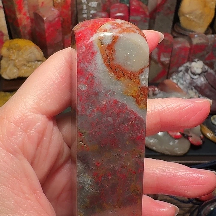 昌化鸡血石老*昌化鸡血石