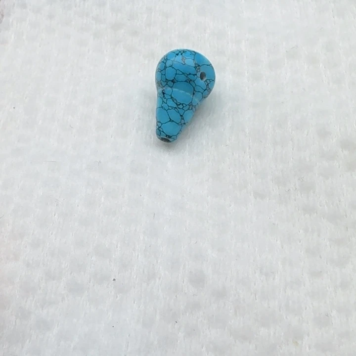 对孔卡10.7蓝网花三通一枚
