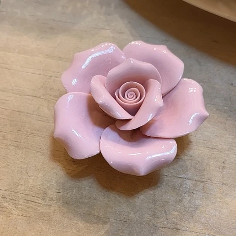 白瓷雨***虹粉色花朵两个