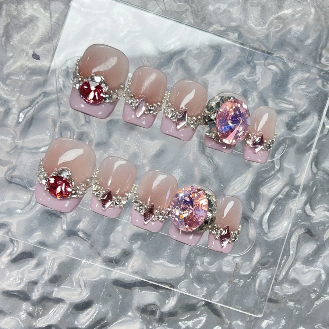 粉色卫星（国华）手工穿戴甲