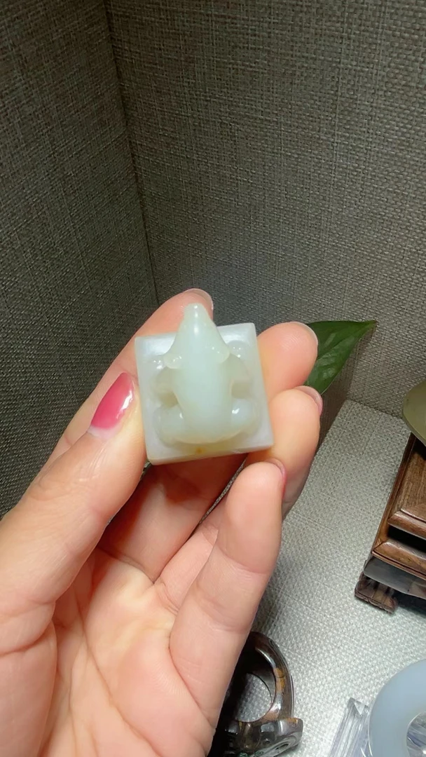 和田玉，小玉熊，印章