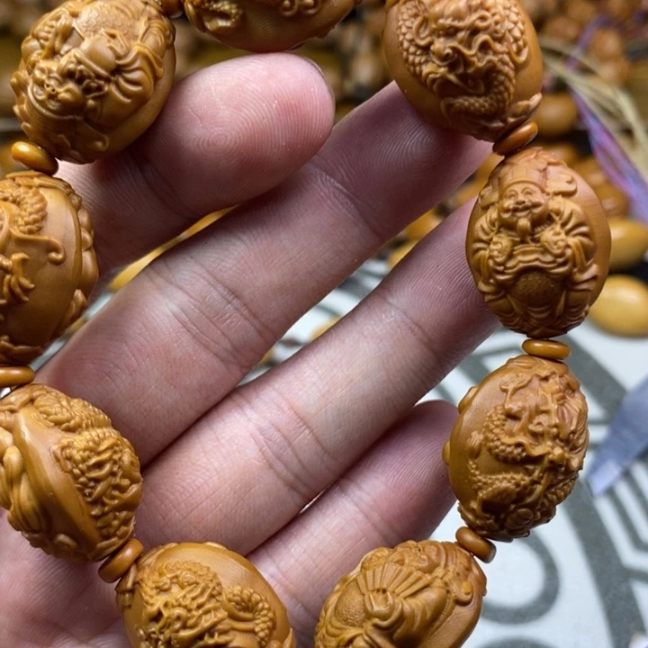 橄榄核手串/手链橄榄核雕工艺手串