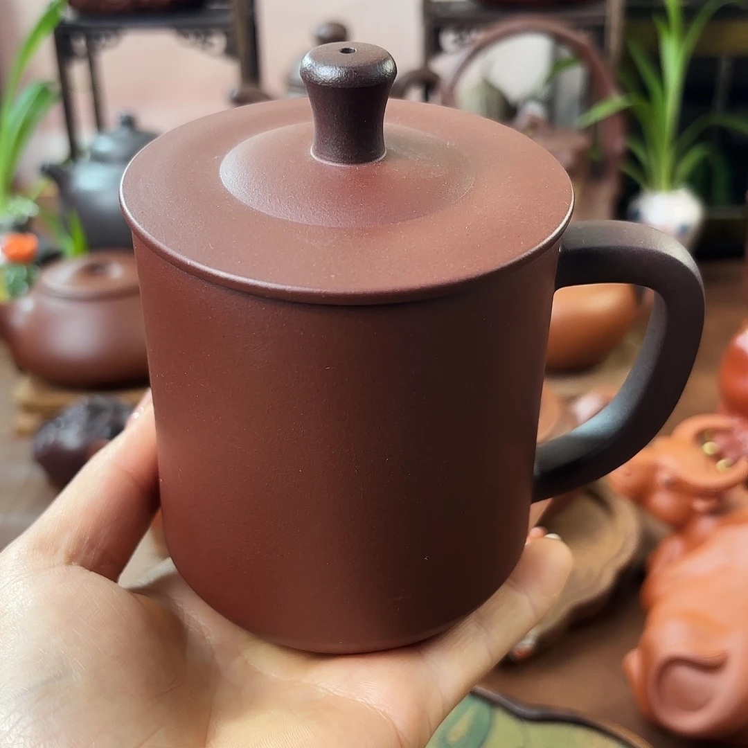茶壶紫砂紫砂盖杯大容量