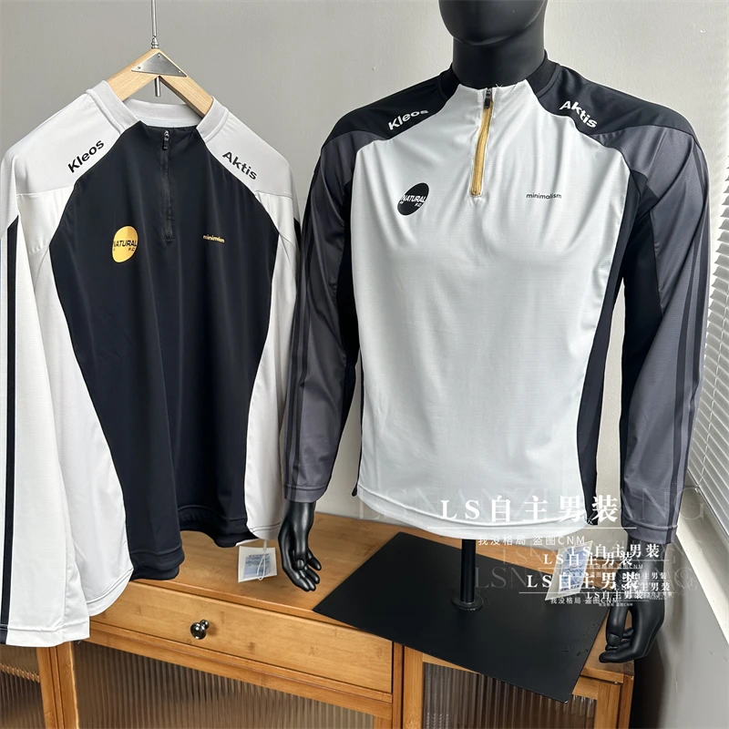 颜值扛把子~春夏速干防晒骑行跑步运动健身爬山长袖半拉链训练服