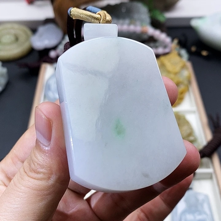 颈饰未镶嵌翡翠缅甸天然翡翠A货