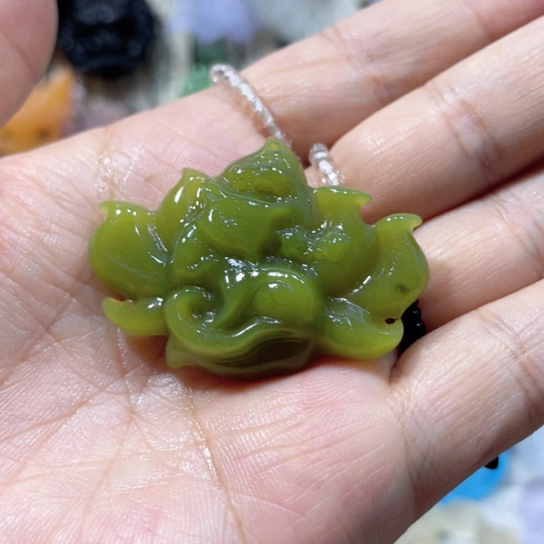 【闪购商品】未镶嵌岫玉颈饰9吊坠