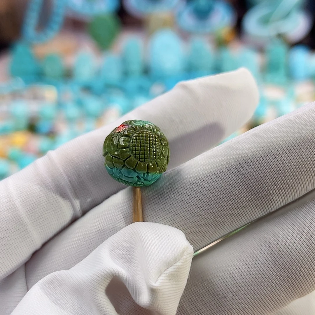 绿松石珠宝奇石未镶嵌